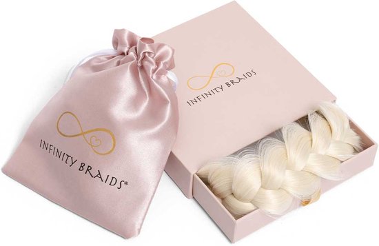 Infinity Braids - Viènne Messy Braid - Haarband - Haarband Dames - Haarbanden - Haarband Meisje - Messy Braid Viènne Diamond Frost