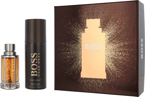 Hugo Boss The Scent Giftset - 50 ml eau de toilette spray + 150 ml deospray - cadeauset voor heren