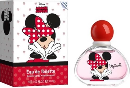 AirVal eau de toilette Minnie Mouse 30 ml transparant/rood