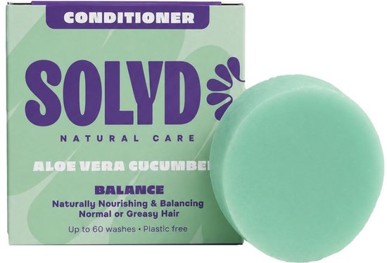 ShampooBars - Conditioner Bar Aloë Vera - Komkommer voor alle haartypes - 45g