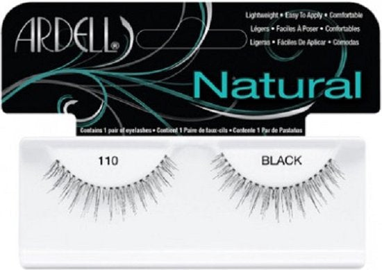 Ardell | Natural Lashes 110 | Black, Nepwimpers (Zwart)