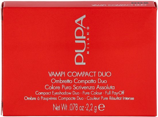 Pupa - Vamp! Compact Duo Eyeshadow - 008 Cream Taupe