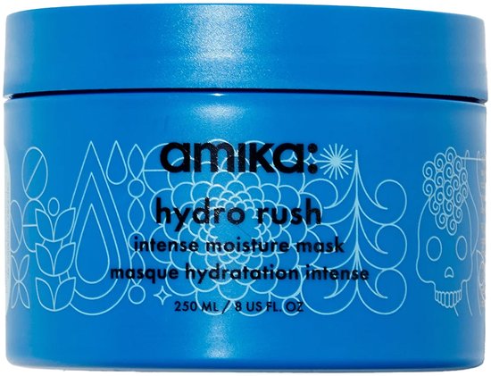 amika hydro rush intense moisture hair mask 250 ml