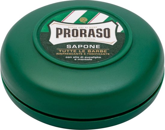 Proraso - Green Shaving Soap - Osvežující mýdlo na holení s eukalyptem - 75ml