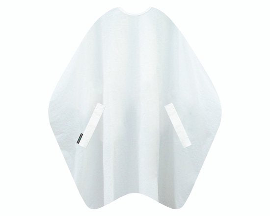 Trend-Design Kapmantel Classic button wit 135x150cm
