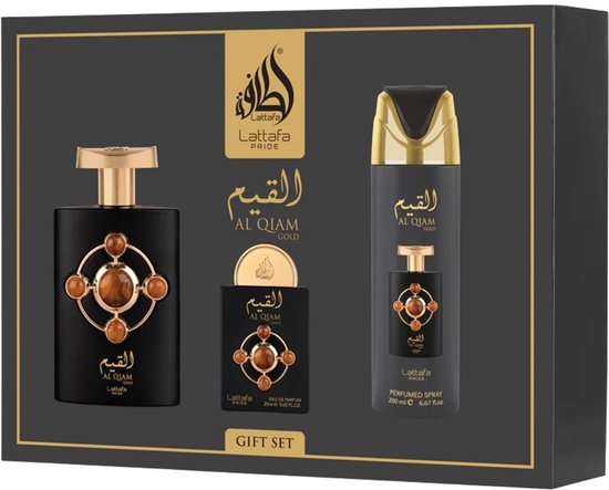 Lattafa Pride Al Qiam Gold Giftset 4 pcs. 100 ml