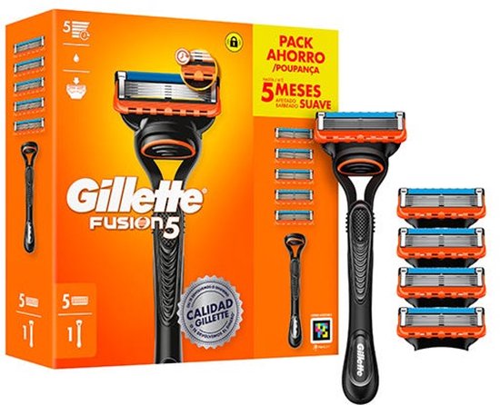 Gillette Fusion5 Scheermes + 5 Mesjes - Razor + 5 Blades