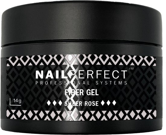 NailPerfect Fiber Gel Sheer Rose - 14gr