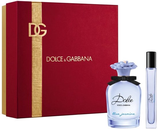 Dolce & Gabbana Dolce Blue Jasmine Giftset - 75 ml eau de parfum spray + 10 ml eau de parfum spray - cadeauset voor dames