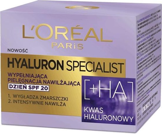 L'Oreal - Hyaluron Specialist Day Cream Spf20 Filling Moisturizing Care 50Ml