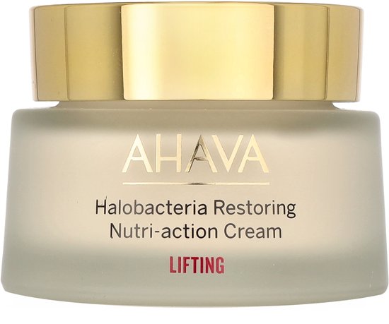 AHAVA Halobacteria Crème | Herstelt & Voedt Rijpere Huid | Anti-Rimpel & Verhelderend | Gezichtscreme voor mannen & vrouwen | Anti-aging Dagcreme | 50