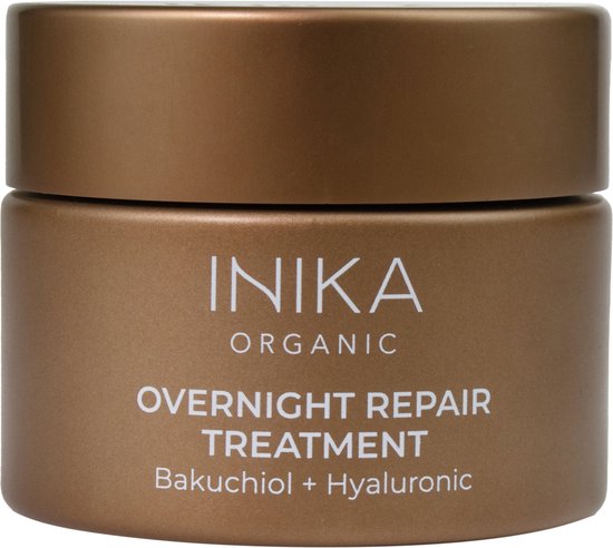INIKA Organic Overnight Repair Treatment - nachtmasker - nachtcrème