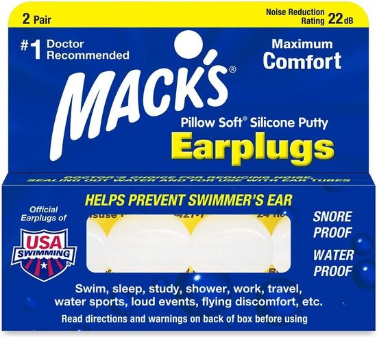 Macks - Pillow Soft Silicone - Oordoppen - 2 paar