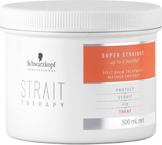 Styling Cream Schwarzkopf Strait Styling Therapy 500 ml