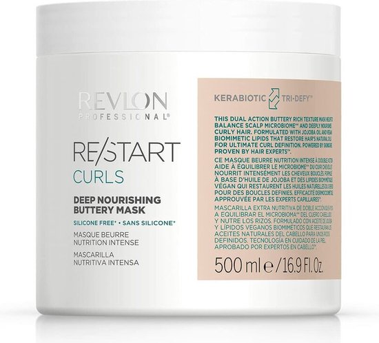Voedend Haarmasker Revlon Restart Curls 500 ml