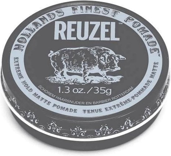 Reuzel - Hollands Finest Pomade Firmly Fixative Pomada On Water Base Black 35G