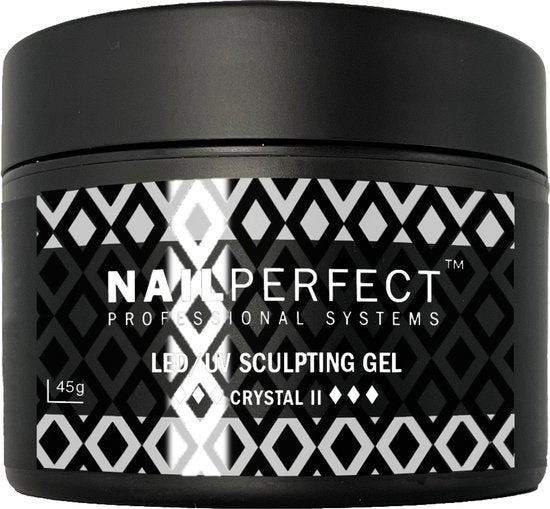 NailPerfect LED/UV Sculpting Gel Crystal II - 45gr