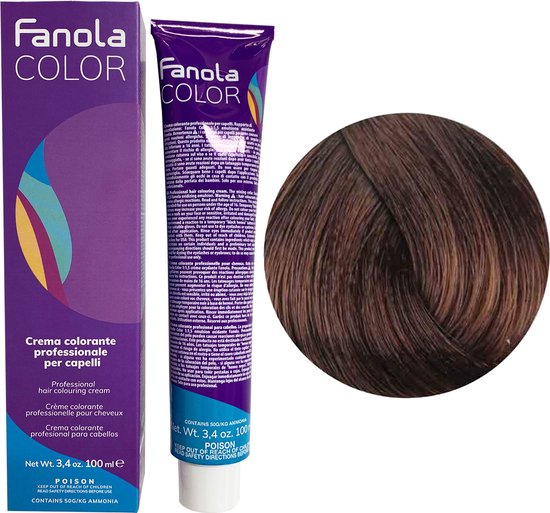 Fanola Cream Color - 100 ml - 6.34 Dark Blonde Golden Copper