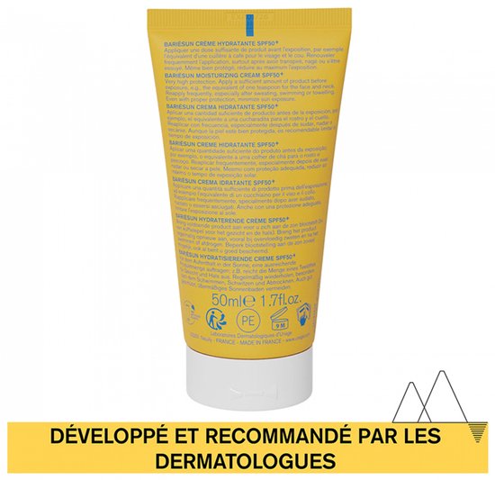 Uriage Bariesun Moisturizing Cream Water Resistant SPF50+