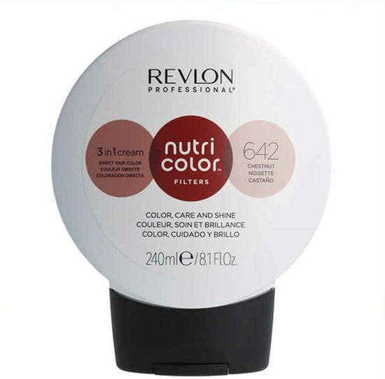 Permanente Kleur Nutri Color Revlon 642 Bruin (240 ml)