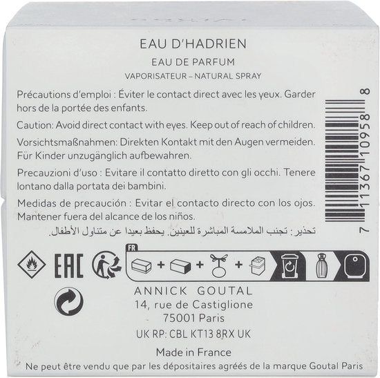 Goutal Eau D'hadrien Eau De Parfum Spray 50 Ml
