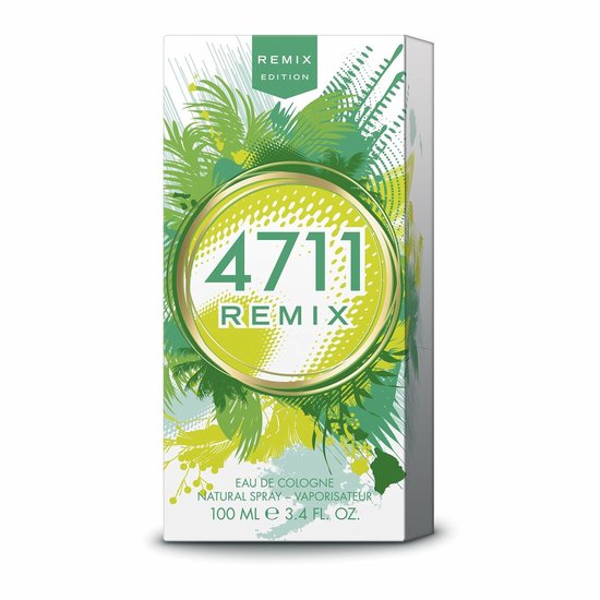 4711 Remix Green Oasis parfum - Uniseks Eau de Parfum met verstuiver - 100 ml