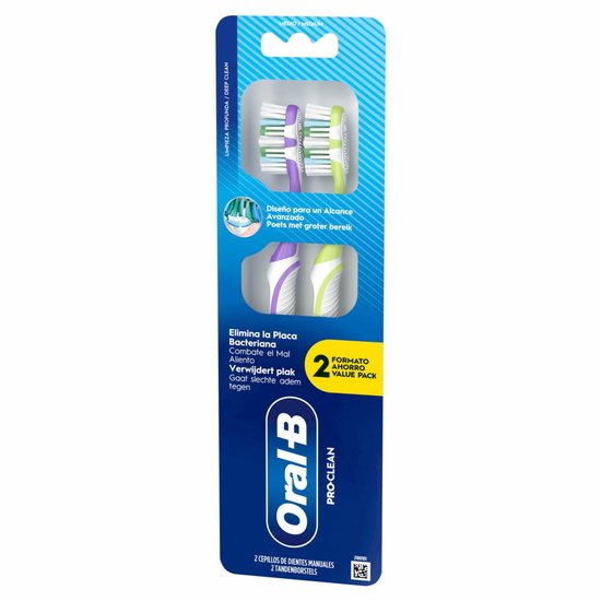 Oral-B Tandenborstel Pro-Clean 2 stuks