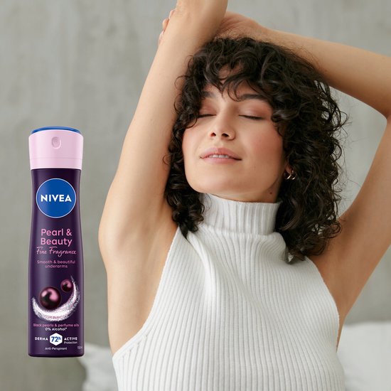 Nivea Pearl & Beauty - Antiperspirant Spray - Zwarte Parel - Zachte Huid - 150 ml