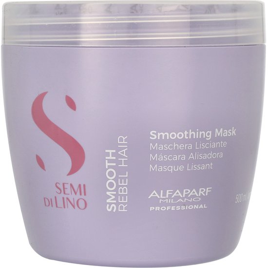 Haarmasker Alfaparf Milano Semi Di Lino Smooth Rebels Haar (500 ml)