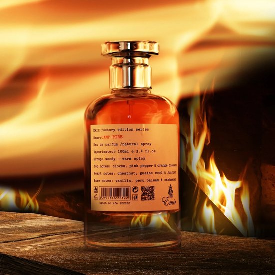 Emir Camp Fire - Woody parfum voor dames en heren - 100ml