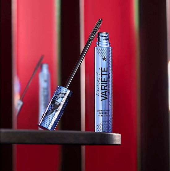 Eveline Cosmetics Variete Lashes Show Waterproof Mascara Zwart - Type borstel: Dun - - Mascara