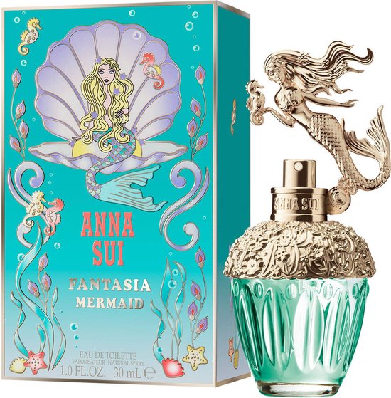Anna Sui Fantasia Mermaid | Eau de toilette met aquatische fruitige bloemige noten | 75 ml