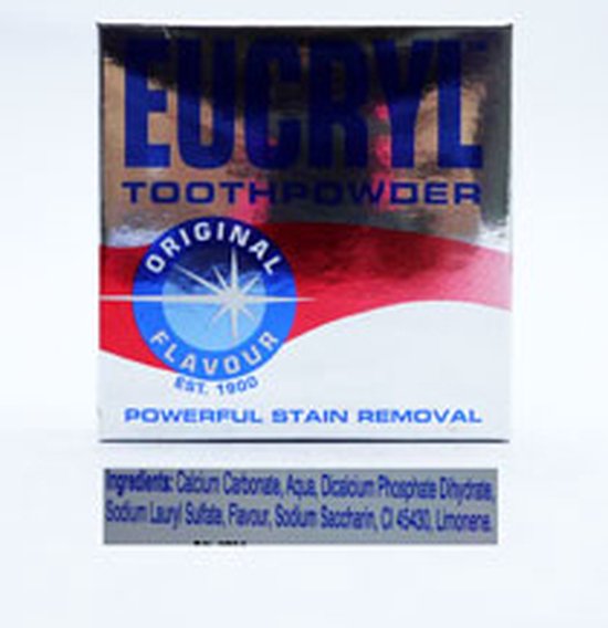 Eucryl Tandpoeder Original - De Vervanger Voor Smile/Smokers Poeder - 50 Gram