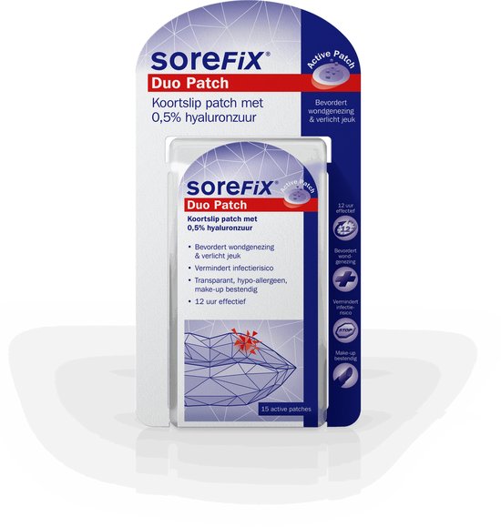 Sorefix Duo Koortslip Patch 15 stuks