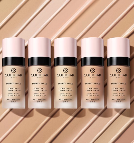 Collistar Impeccabile Long Wear Foundation - 4G Sabbia Dorata - 30 ml