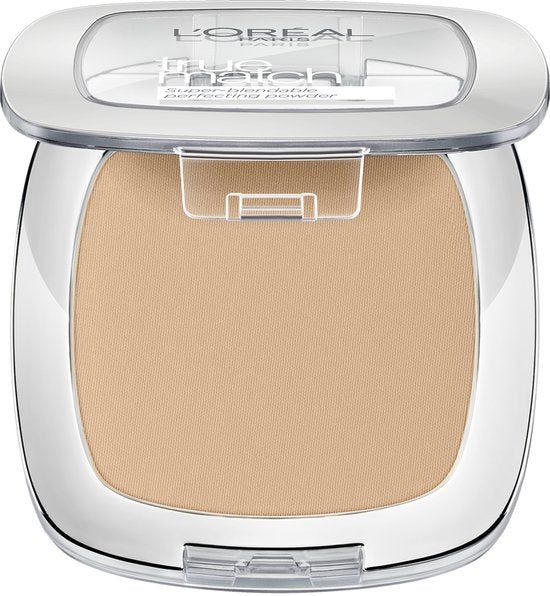 LOreal Paris - Accord Parfait Poeder - 5D/W - Matterend gezichtspoeder met een Natuurlijke resultaat - 9 gr.
