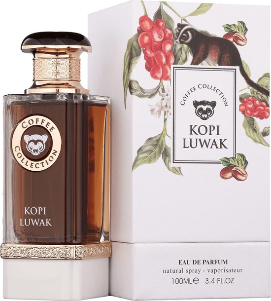 FRAGRANCE WORLD - COFFEE COLLECTION - KOPI LUWAK - EAU DE PARFUM - 100ML