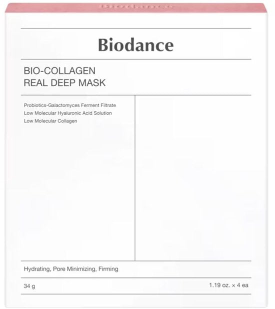 Biodance Bio Collagen Real Deep Mask - 4 stuks