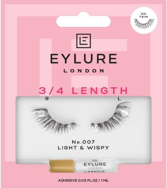 Eylure Fluttery Light 007 - 3/4 wimpers voor een natuurlijke look