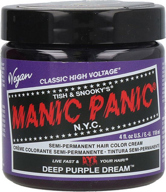 Manic Panic Semi permanente haarverf Deep Purple Dream Classic Paars