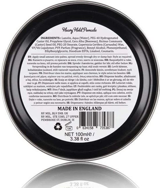 Dapper Dan Heavy Hold Pomade 100 ml.