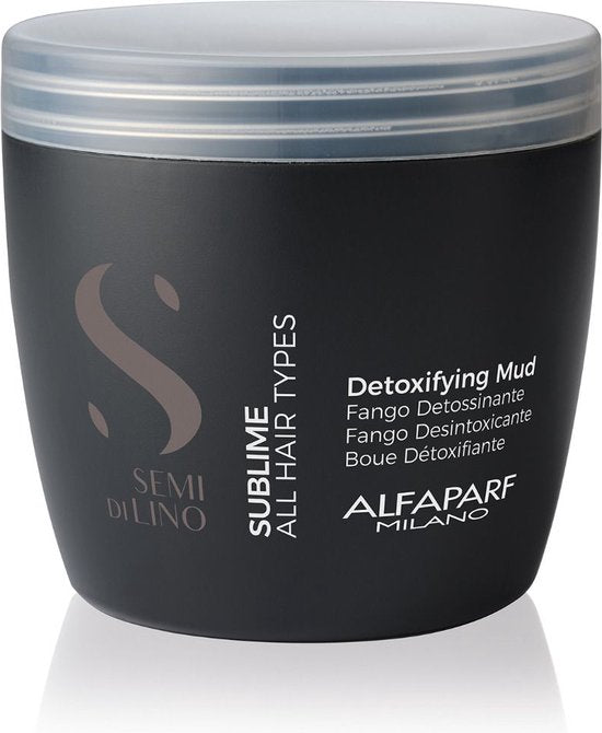 Mask Semi Di Lino Sublime Detoxifying Mud Alfaparf Milano (500 ml)