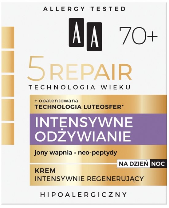 Aa - Technology Age 5Repair 70+ Intensive Regenerating Cream For Day And Night