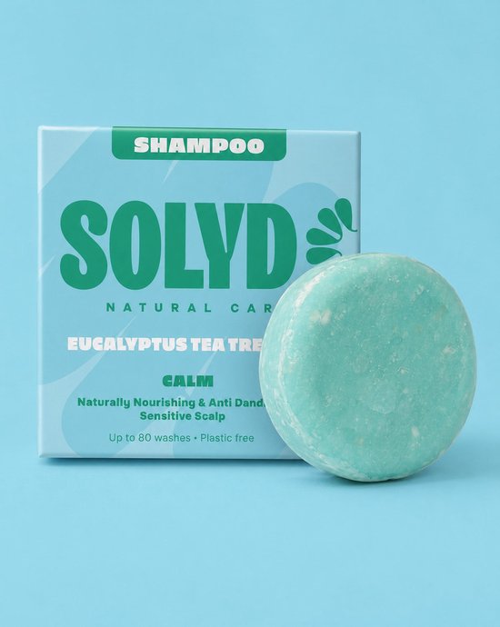 ShampooBars - Shampoo Bar Eucalyptus - Tea Tree Gevoelige hoofdhuid - 60gr