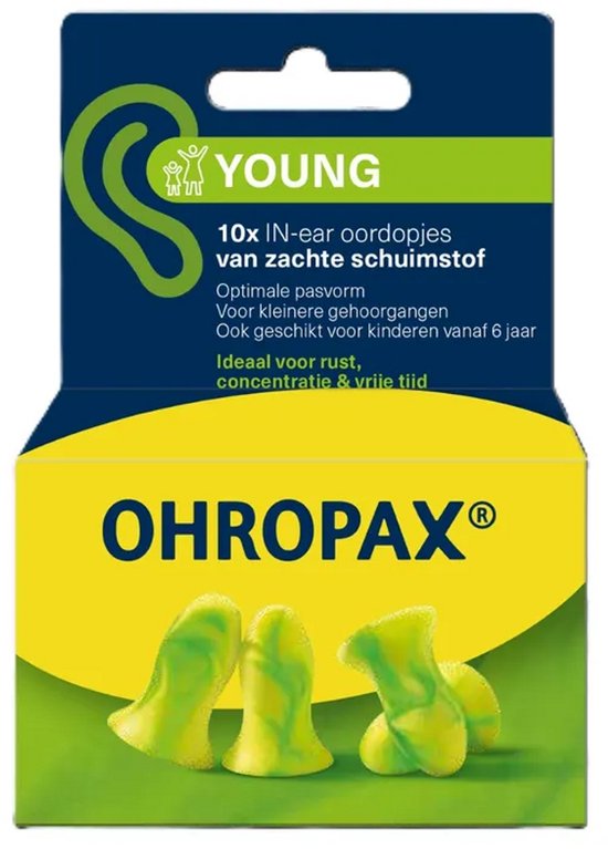 Ohropax Oordopjes Young (10 stuks)