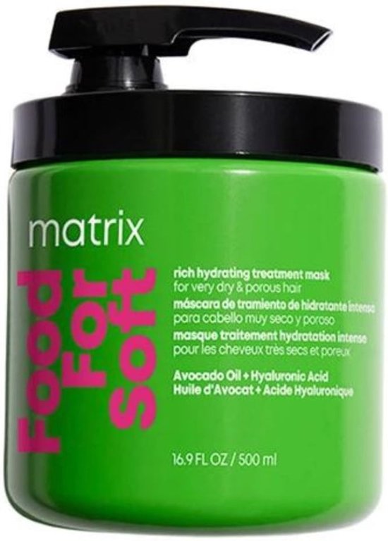 Matrix Food For Soft Hydraterend Haarmasker – Voor alle soorten droog haar – 500 ml