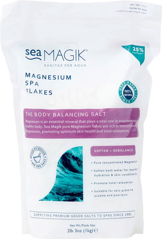 SEA MAGIK - SALLTED-MAGNESIUM SPA FLAKES - 1KG