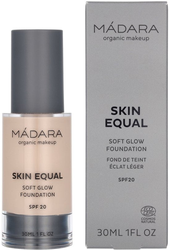 MÁDARA Skin Equal Foundation #10 porcelain 30 ml - vegan - SPF 15