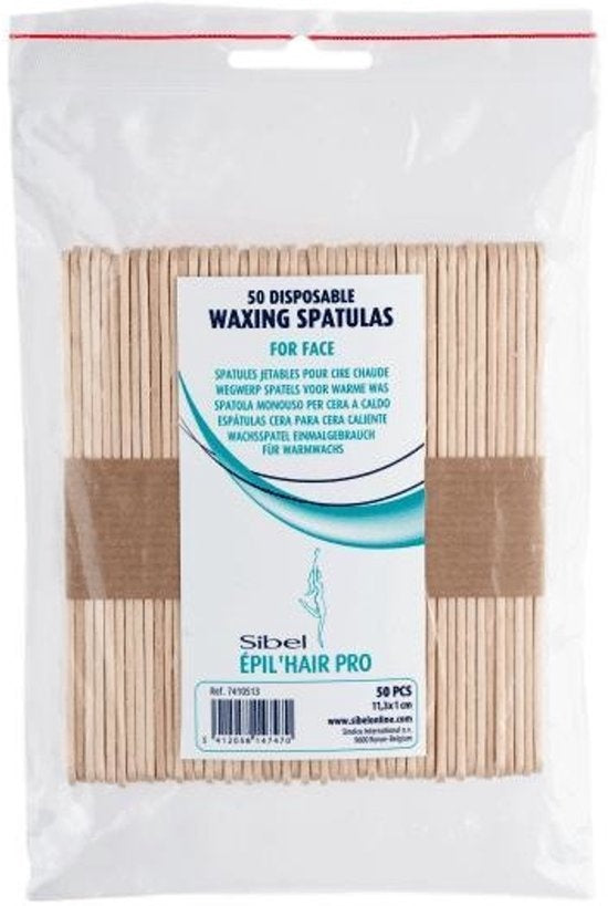 Sibel Epil'Hair Pro Wegwerpspatels 50st 113x10x2mm