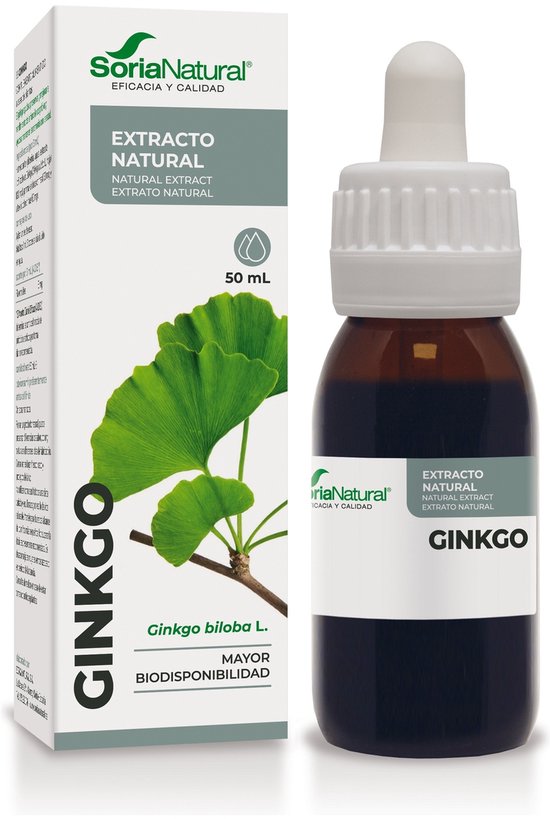Soria Natural Ginkgo biloba extract 50 Milliliter